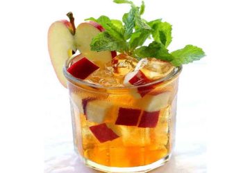 Công thức pha chế trà táo bạc hà