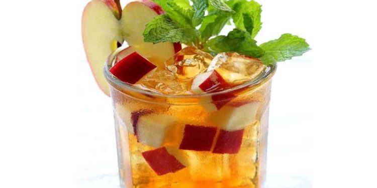 Công thức pha chế trà táo bạc hà